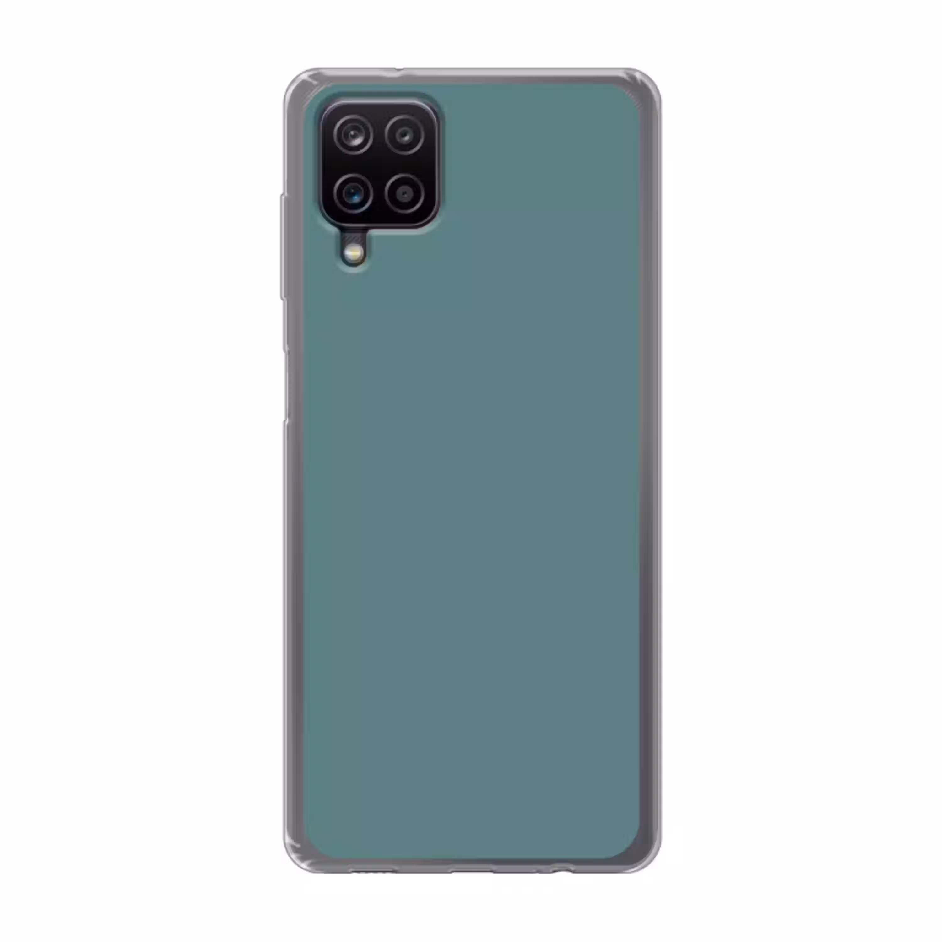 Serene - Teal - Blauw Telefoonhoesje Samsung Galaxy A12 klein 372 -3d