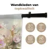 Quote - Bloemen - Schilderachtig Wandkleed katoen klein -sfeer2
