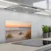 Pier - Zonsondergang - Strand keuken achterwand spatscherm klein -3d_schuin