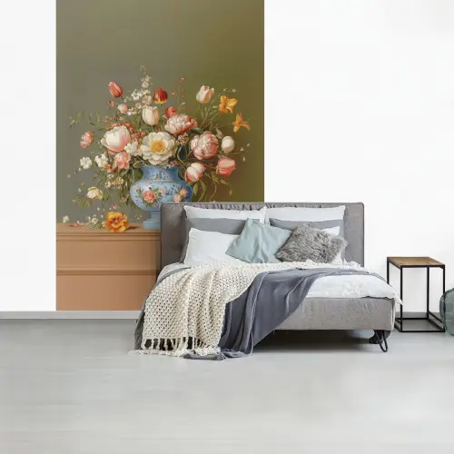 Neutral - Bloemen - Boeket - Vaas fotobehang vinyl groot -slaapkamer