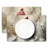 Sneeuwpop - Winter - Sneeuw - Beige Placemat vinyl groot -zzsfeer2_Kitchenyeah-website