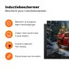 Kersttruck - Sneeuwbos - Rood Inductie beschermer vinyl 3mm klein -zzzzzzz-td-ups
