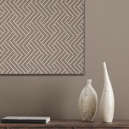Stippen - Bruin - Beige - Patroon PET vilt klein 837 -sfeer6_closeup