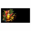Olijfolie - Graffiti - Peper - Olijven - Modern Muismat XXL klein -3d_leeg