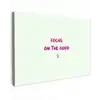 Focus - Beige - Roze - Smiley canvas 2cm klein -z3d