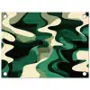 Abstract - Camouflage - Groen tuinposter los doek klein -3d