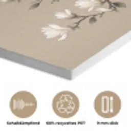 Oosters - Vogels - Beige PET vilt klein -closeup_DE