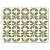 Botanisch - Retro - Groen muismat rubber klein 262 -3d