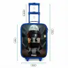 Capuchino Assassino Kinderkoffer - Blauw klein -productfoto_formaten