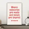 Quote - Sterren - Rood - Memories canvas 2cm klein -sfeer6