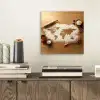 Hout - Wereldkaart - Bakken - Keuken aluminium wit klein -sfeer1