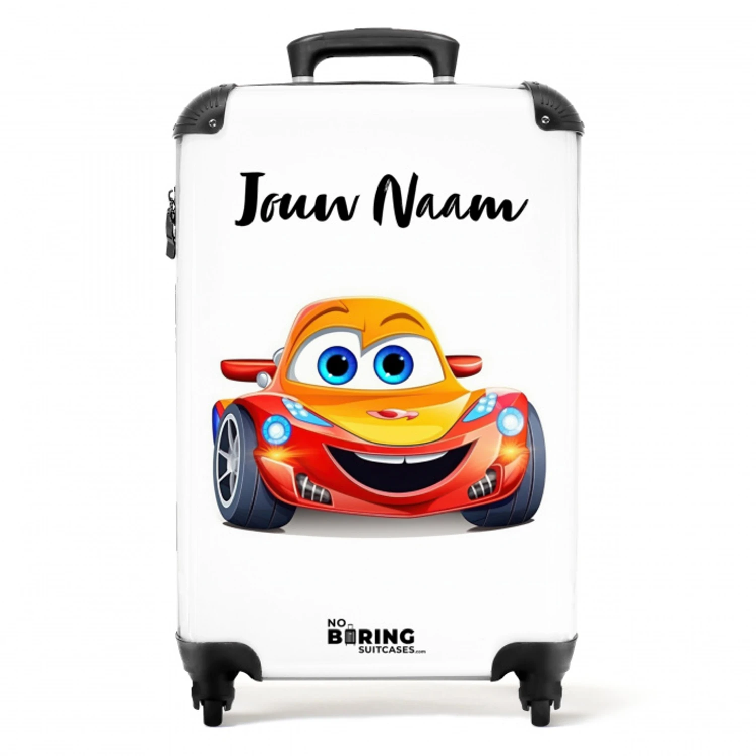 Auke auto NBS - Handbagage koffer - Kinderen Unisex middel -productfoto_recht