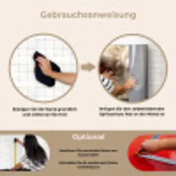 Schaap - Oog - Wit keuken achterwand spatscherm klein -gebruiksaanwijzing_DE