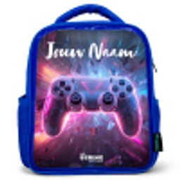 Controller - Neon - Game Kinderrugzak - Blauw middel -3d