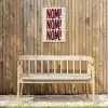 Rood - Vintage - Decoratie - Japandi Tuinposter op houten frame 2 cm dik klein -sfeer4
