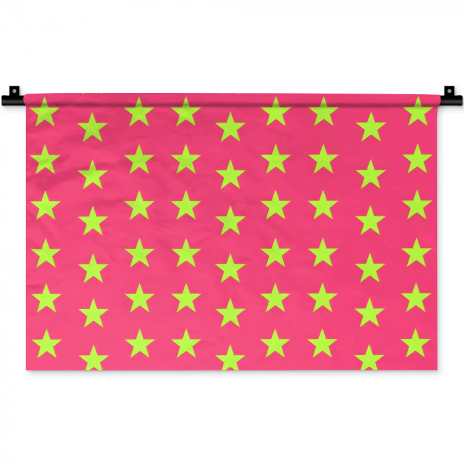 Sterren - Patroon - Roze Wandkleed katoen klein 269 -zz3d