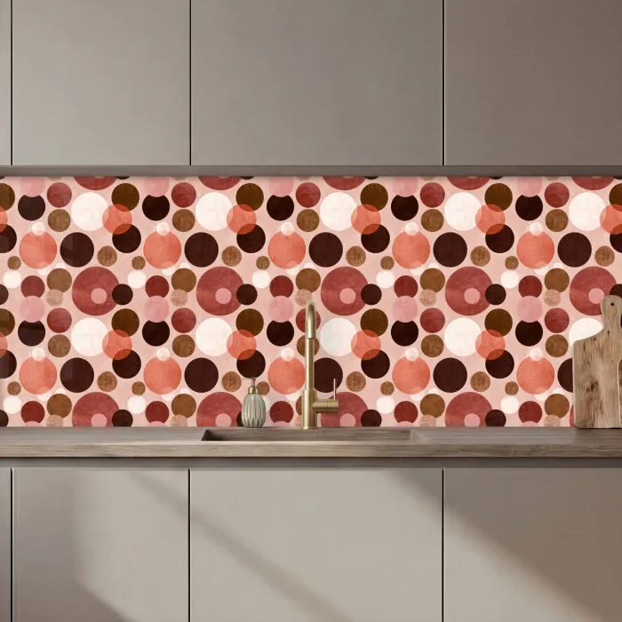 Cirkels - Modern - Kleurrijk keuken achterwand 2 middel 871 zz_3dshopping