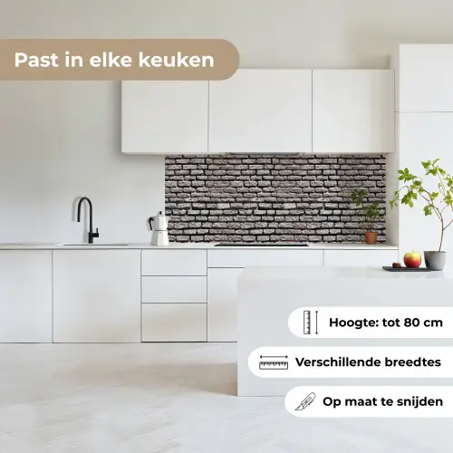 Bestraat - Robuust - Muur - Stenen keuken achterwand 2 middel 871 -sfeer4_NL