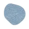 Golven - Ritmisch - Blauw Wandcirkel Organisch Forex 3mm klein 629 -3d