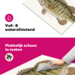 Vissen - Natuur - Vintage Inductie beschermer vinyl 3mm klein -wsfeer6_website