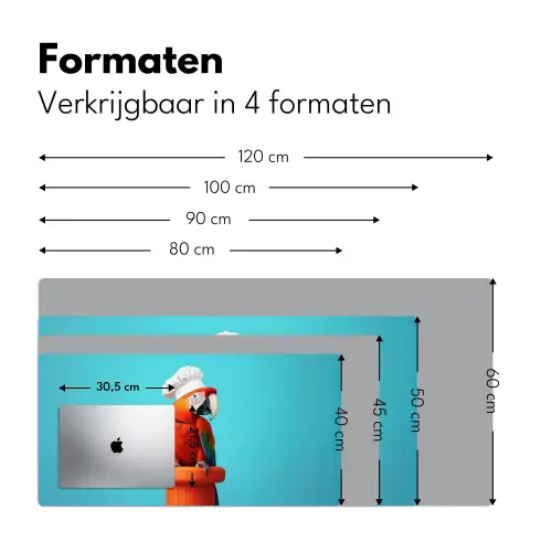 Ara - Koksmuts - Sokkel - Grappig Muismat XXL klein -sfeer5