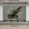Haakse slijper - Schilderij - Gereedschap keuken achterwand spatscherm klein -3d_website