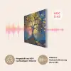 Boom - Levensboom - Blauw - Goud PET vilt klein -USP_DE