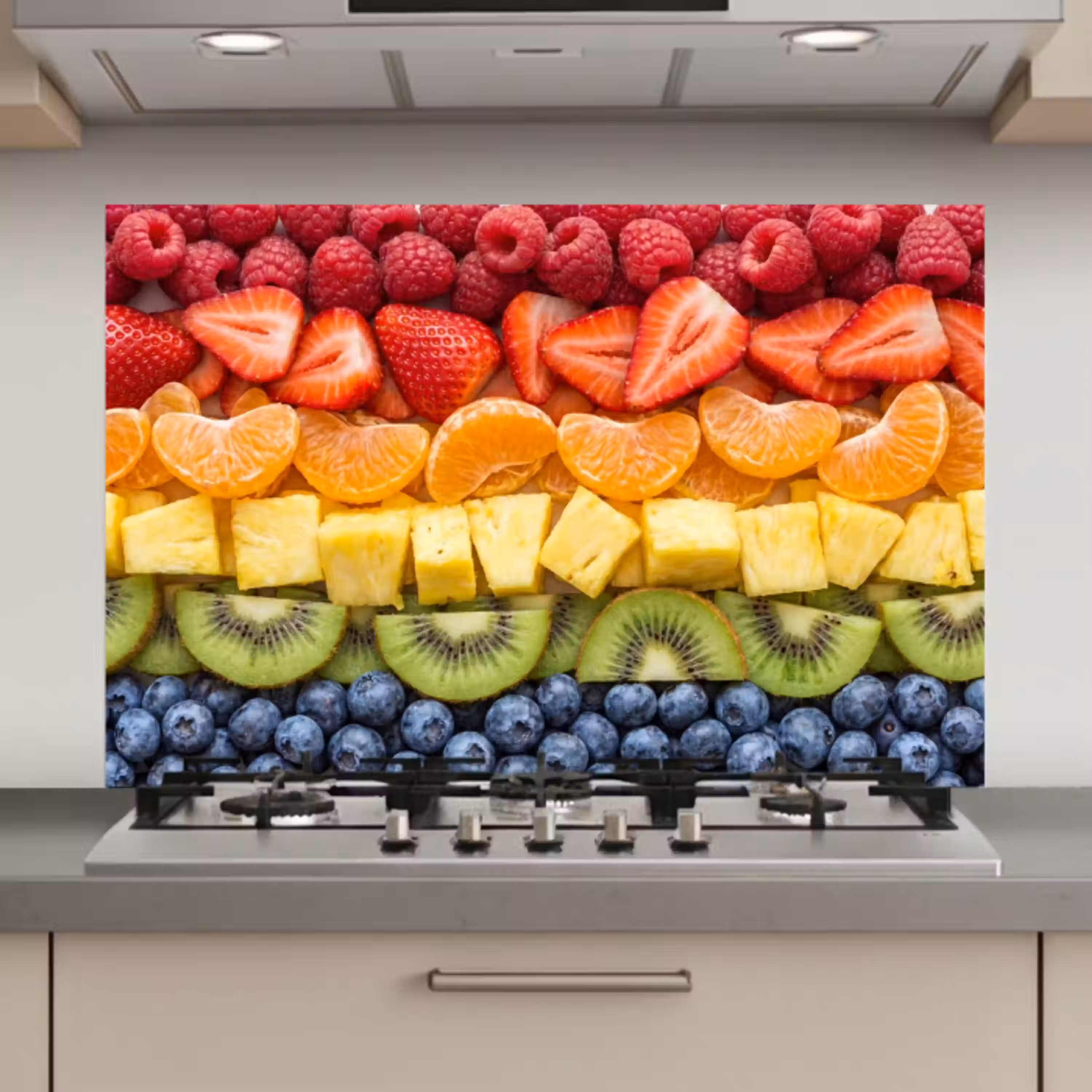 Fruit - Regenboog - Gezond - Kleurrijk keuken achterwand spatscherm klein -3d_website