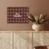 Geruit - Rood - Tekst - Christmas PET vilt klein -sfeer4