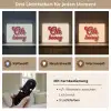 Oh honey - Rood - Schaduw Light Box met batterij (Wandlamp) middel -USP_lichtkleurDE
