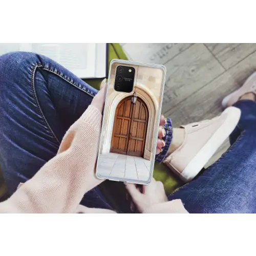 Houten - Deur - Lantaarn Telefoonhoesje Samsung Galaxy S10 Lite klein -handS10Lite