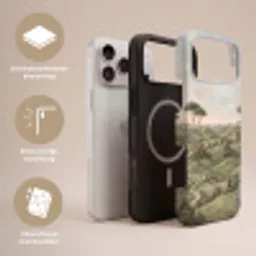 Landschap - Heuvels - Zandpad - Groen Toughcase MagSafe Apple iPhone 17 Pro Max klein -USP_Lagen_NL