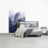 Marmer - Blauw - Marmerlook - Goud - Textuur fotobehang vinyl groot -slaapkamer