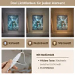 Monstertruck - Bliksem - Blauw - Jongens - Auto Light Box met kabel (Kinderlampje) klein -USP_lichtkleurDE