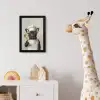 Bril - Hond - Kok fotolijst zwart zonder passe partout klein -usfeer4_kinderkamer