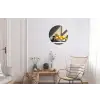 Citroenen - Stilleven - Geel Wandcirkel aluminium klein -woonkamer