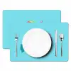 Blauw - Snoep - Regenboog Placemat vinyl groot -zzsfeer2_Kitchenyeah-website