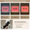 Kat - Aardbei - Cartoon Light Box met batterij (Wandlamp kind) middel -USP_lichtkleurNL