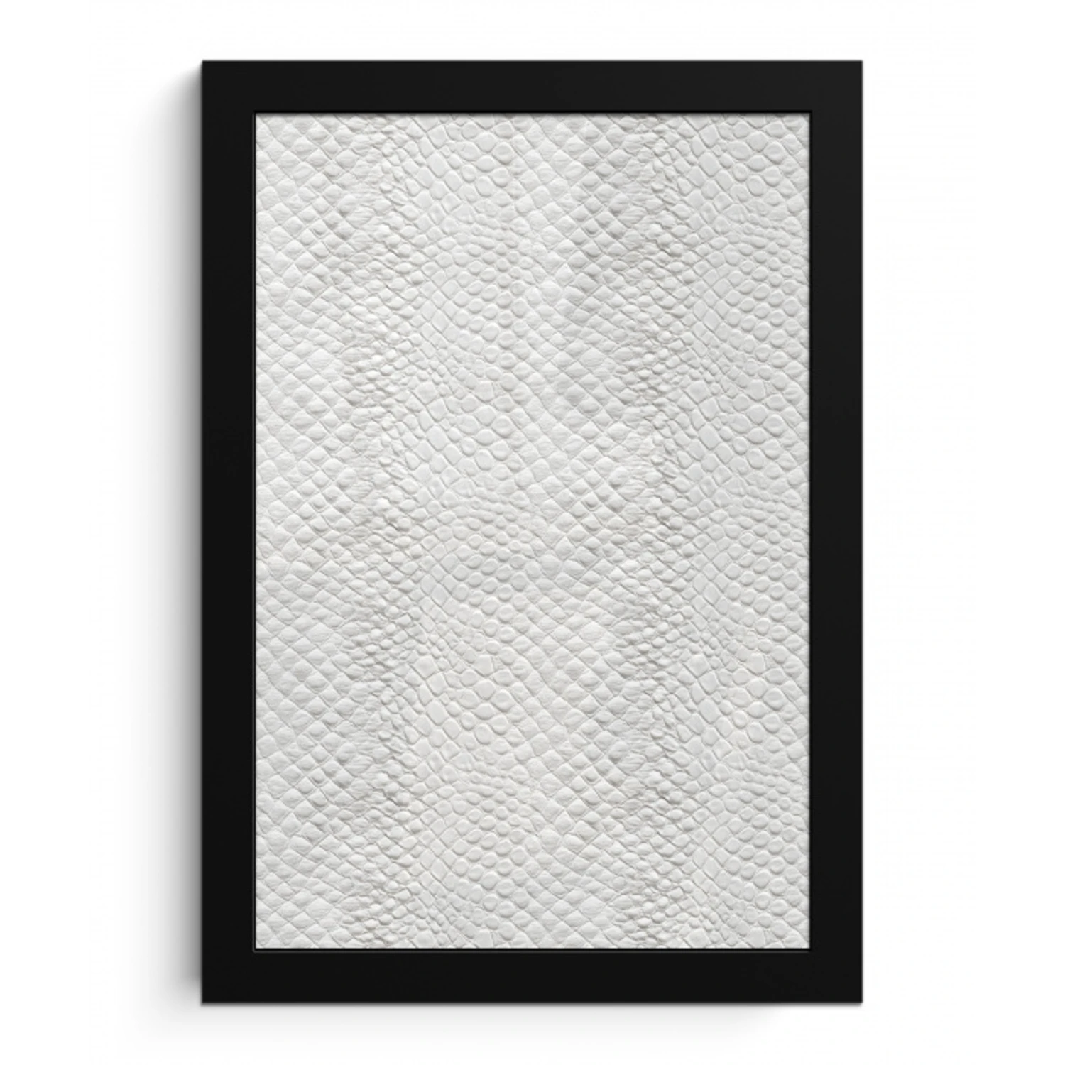 Slang - Patroon - Wit fotolijst zwart zonder passe partout klein 224 -3d
