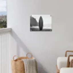 Surfplank - Zand - Zee tuinposter los doek klein -sfeer8