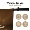 Glas - Ijskoffie - Schaduw - Bruin Wandkleed katoen klein -sfeer2