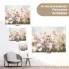 Quote - Bloemen - Schilderachtig tuinposter los doek klein -Xsfeer9_DE