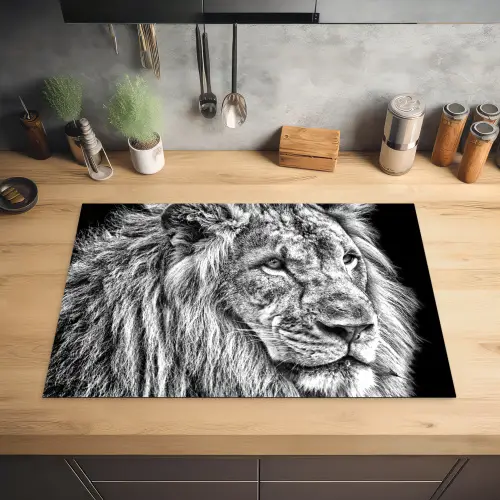Gravure van een Koning Inductie beschermer vinyl 3mm klein -sfeer5