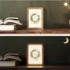Kerstkrans - Kerst - Goud - Beige Light Box met kabel (Tafellamp) klein -sfeer3