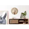 IJs - Softijs - Romig - Hoorntje - Beige Wandcirkel aluminium klein -kantoor