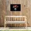 Rode - Bloemen - Tulpen - Vaas Tuinposter op houten frame 2 cm dik klein -sfeer4