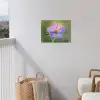 Bloem - Close up - Paars tuinposter los doek klein -sfeer8