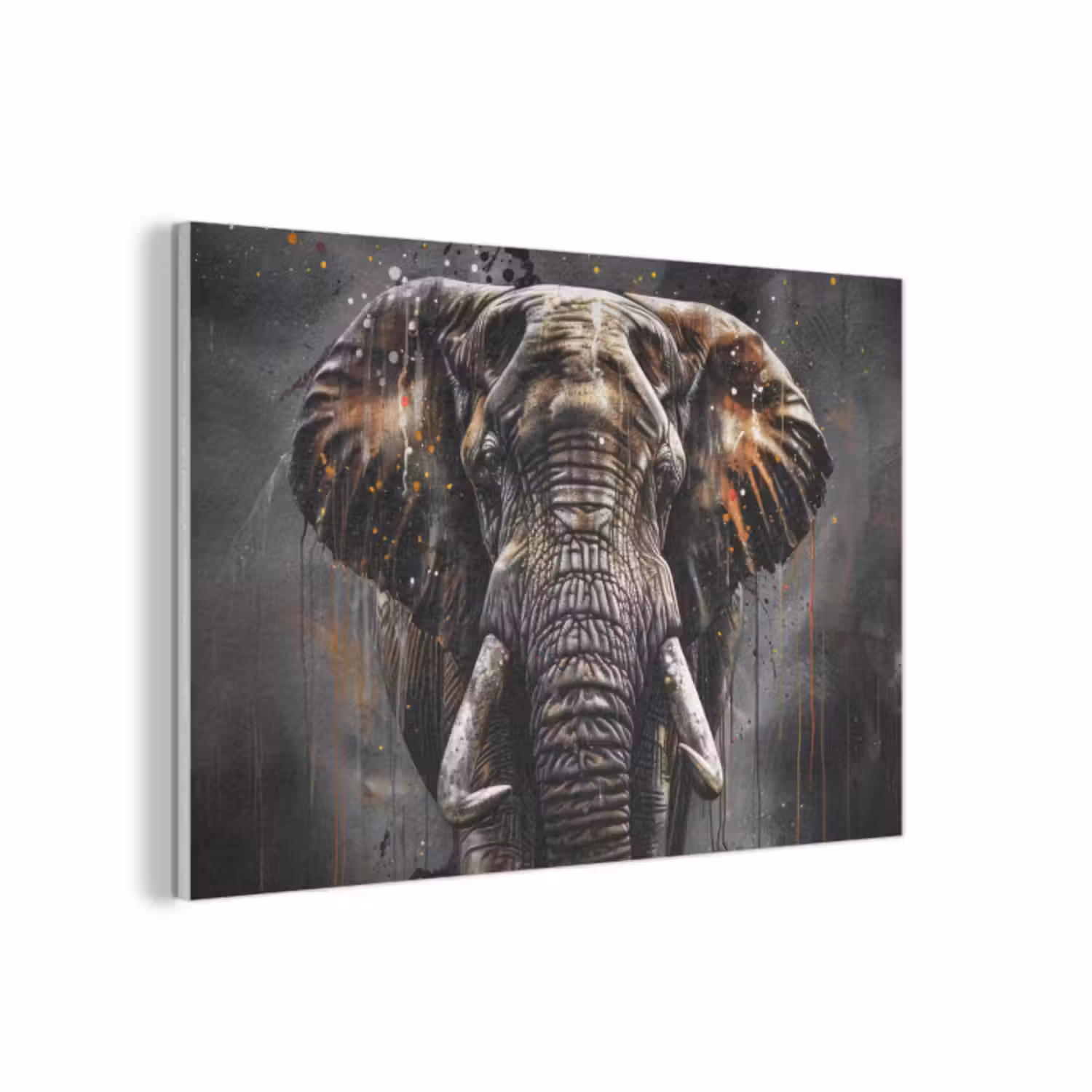 Akustikbild - Elefant - Aquarell - Wildtiere - Luxus