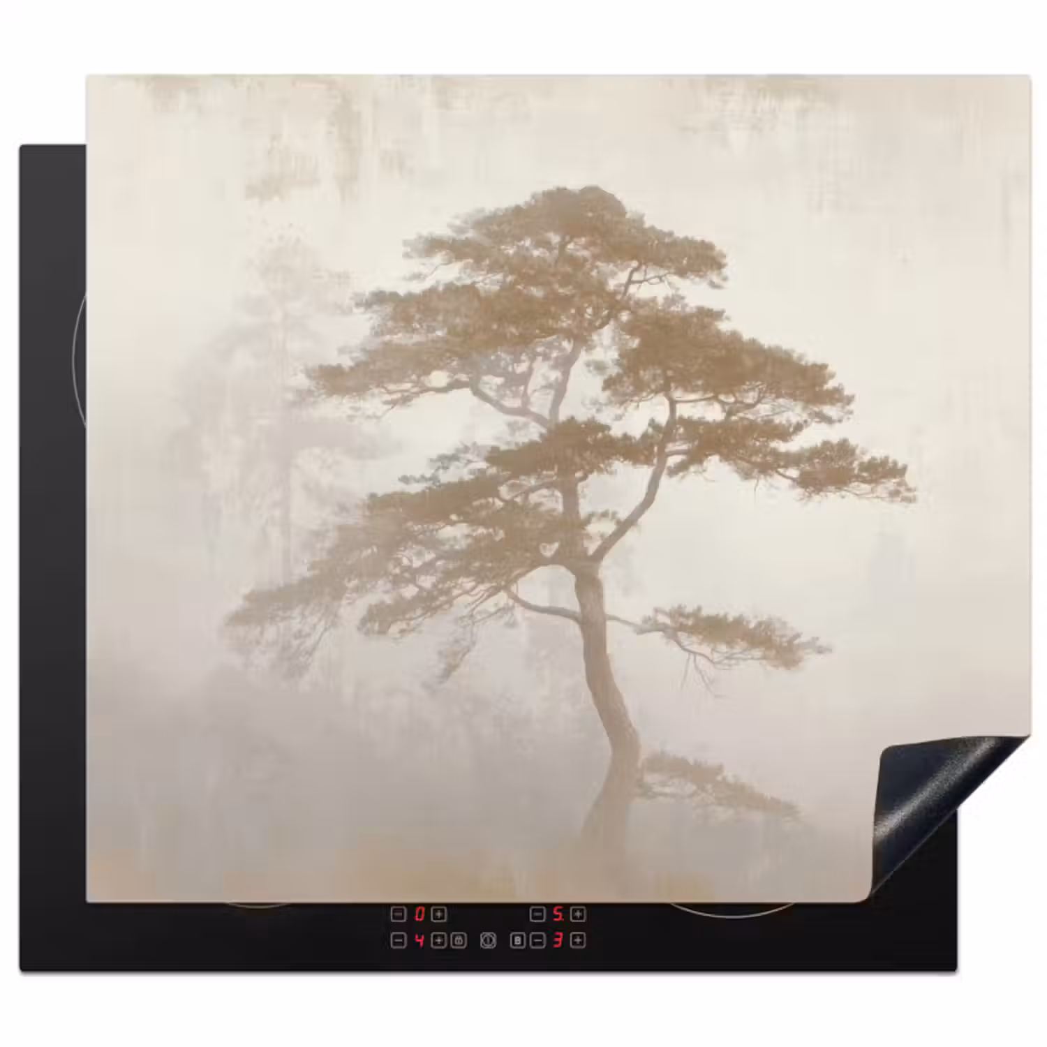 Inductie beschermer - Boom - Oosterse stijl - Landschap