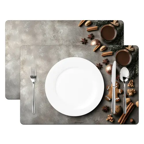 Winter - Kerst - Beton - Gingerbread man Placemat vinyl groot -zzsfeer2_Kitchenyeah-website